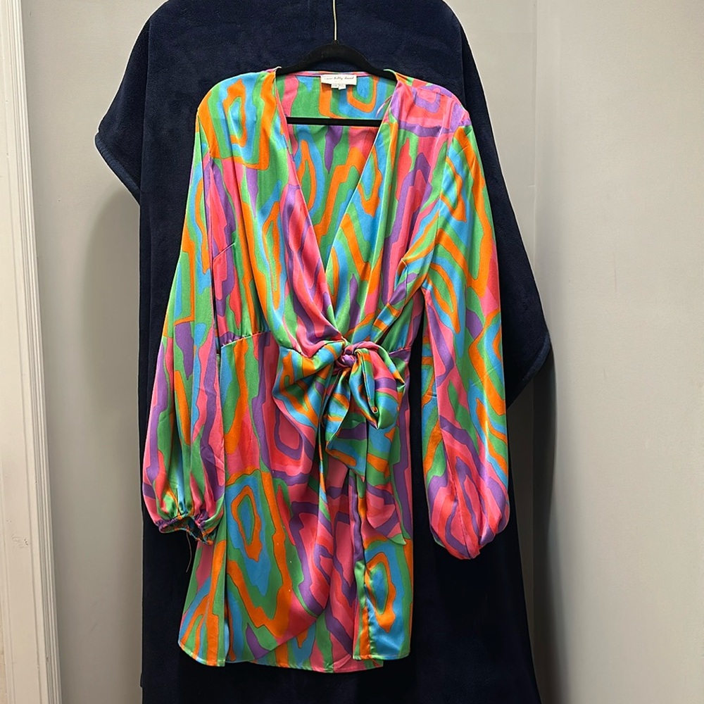 Never Fully Dressed XXL-UK (US-XL) wrap dress
